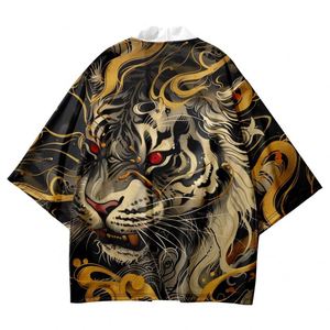 Kimono Japonés Personalizado con Diseño de Gato de la Suerte y Fantasma, Haori Japonés, Kimono de Anime, Capa - Product Image 6