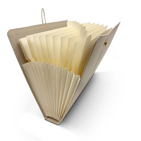 Vente en gros de sac OEM A4 personnalisé en accordéon extensible en forme de boîte à dossiers papier organisateur de documents emballage personnalisé bureau