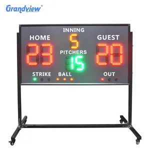 Đa Chức Năng Thể Thao Điện Tử Bóng Đá Scoreboard Maker Hiển Thị Bảng Điểm Công Cộng