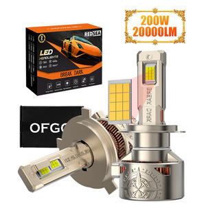 Faro LED REDSEA Super Brillante R20B H11, 20000lm, 200W, Lámpara de Faro LED H1 H4 H7 H11, Bombilla de Faro LED para Toyota Corolla - Product Image 1