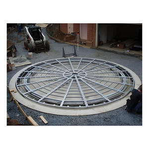 Электрическая круглая вращающаяся платформа 360 градусов вращающийся большой Вращающийся Поворотный Стол для автомобиля в выставочном зале - Product Image 5