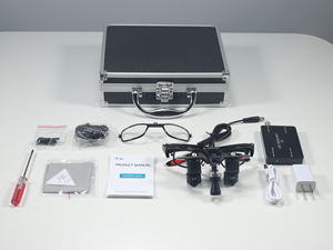 エルゴ変換レンズルーペ5x外科用歯科顕微鏡5W磁気スクエアヘッドライト脳神経外科用拡大ガラス - Product Image 5