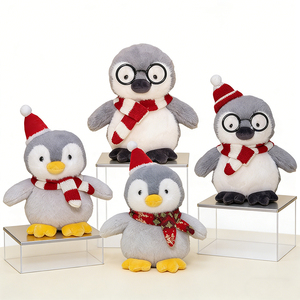 Jouets de pingouin pirate en gros, <span class=keywords><strong>peluche</strong></span> avec chapeau de pirate, souvenir promotionnel, animal en <span class=keywords><strong>peluche</strong></span>, logo personnalisé, <span class=keywords><strong>peluche</strong></span> de pingouin - Product Image 2