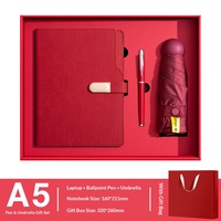 Nouvel Arrivage 2027 – Coffret Cadeau Promotionnel Luxe pour Entreprises : Carnet, Stylo, Parapluie, Reliure Thermique en PU, Logo Personnalisé – Idéal pour la Publicité