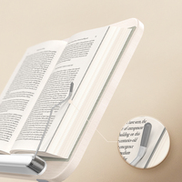 Produits de dropshipping YD-10, support de livre en bois massif, rotation à 360°, hauteur réglable, support de lecture de bureau pour l'étude et le bureau