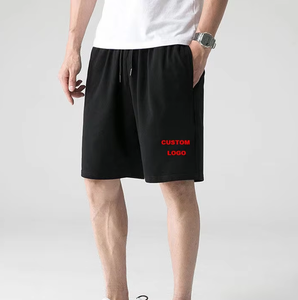 กางเกงขาสั้นผ้าคอตตอนสำหรับผู้ชายกางเกงขาสั้นสำหรับใส่วิ่งกางเกงออกกำลังกายระบายอากาศได้ดี - Product Image 1