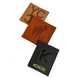 Etiqueta de Cuero con Logotipo de Marca Personalizado, Insignia de Cuero Grabada, Parche de Cuero PU para Ropa/<span class=keywords><strong>Jeans</strong></span>/Mantas/Tela Vaquera - Product Image 3