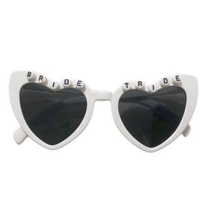 Gafas de Sol para Despedida de Soltera, Personalizadas para la Futura <span class=keywords><strong>Novia</strong></span>, Gafas de Fiesta Nupcial en Forma de Corazón, Decoraciones Nupciales, Regalos de Boda - Product Image 5