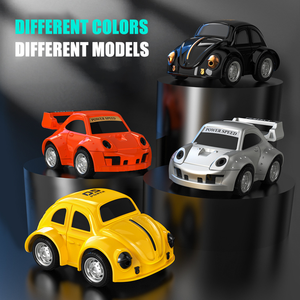 Nouvelle Voiture Télécommandée Mini 2.4G Beetle 2 Canaux avec Phares Sonores et Fonction de Stockage, Modèle de Voiture Moulé sous Pression Rechargeable - Product Image 4