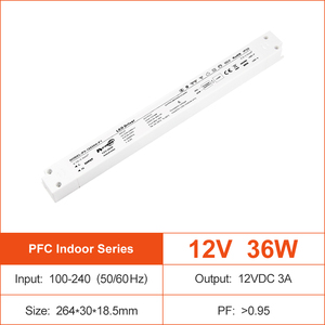 CE ROHS FCC Listed <b>12V</b> 24V Triac <b>Dimmable</b> <b>LED</b> <b>Driver</b> Waterproof EMC Standards Approved-EN55015 EN61000-3-2 EN61000-3-3 - Product Image 2