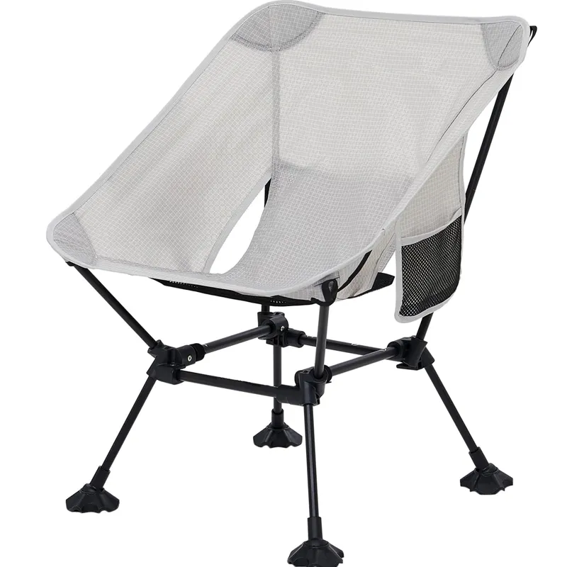 Kompakt sırt çantasıyla sandalye katlanır yan cepler taşınabilir sandalye hafif ağır yürüyüş plaj kamp sandalyesi