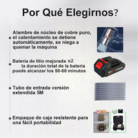 Hidrolavadora Inalámbrica para Auto 48V 2025 Potente Mini Lavadora a Presión sin Cable con Chorro de Espuma Mayor Capacidad de Limpieza de Autos Lavado Fácil con Agua