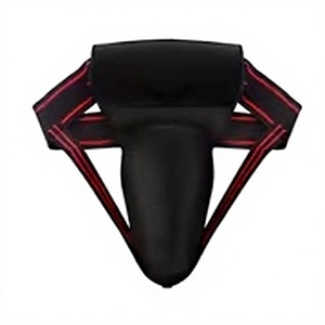 <b>Red</b> Soft Lightweight Contoured Groin Protection <b>Belt</b> for Men Adjustable Sports Waist Support All Seasons Polyester Cotton - Product Image 1