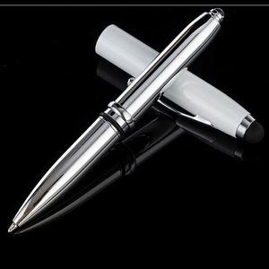 Wholesale 3-in-1 LED Light Metal Ballpoint <b>Pen</b> With Touch Stylus Screen Customized Laser Printed Logo for Mobile Table Phone - Product Image 4