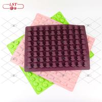 Moules en silicone jetables écologiques de forme personnalisée LST Mini pour bonbons gélifiés et outils pour gâteaux au chocolat