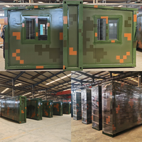 Maison mobile préfabriquée modulaire extensible de 20 pieds, 3 chambres, prête à l'emploi, avec salle de bain, cuisine et design moderne.