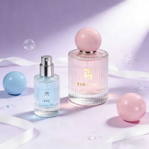 ขวดน้ำหอมแก้วทรงกระบอกใสแบบกำหนดเอง ขนาด 30 มล./50 มล./100 มล. แบบขายส่งพร้อมพิมพ์สกรีน - Product Image 1