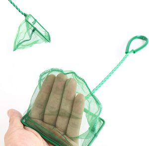 Aquariumvisnet-Fijnmazig Snel Vangnet-Nylon Visnet Met Lang Plastic Handvat Geschikt Voor Aquariumgroen - Product Image 4