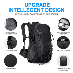 Custom Portable Waterproof Outdoor Hiking <b>Backpack</b> <b>Foldable</b> Design Lightweight Recquet Sport Bags Rucksack - Product Image 4