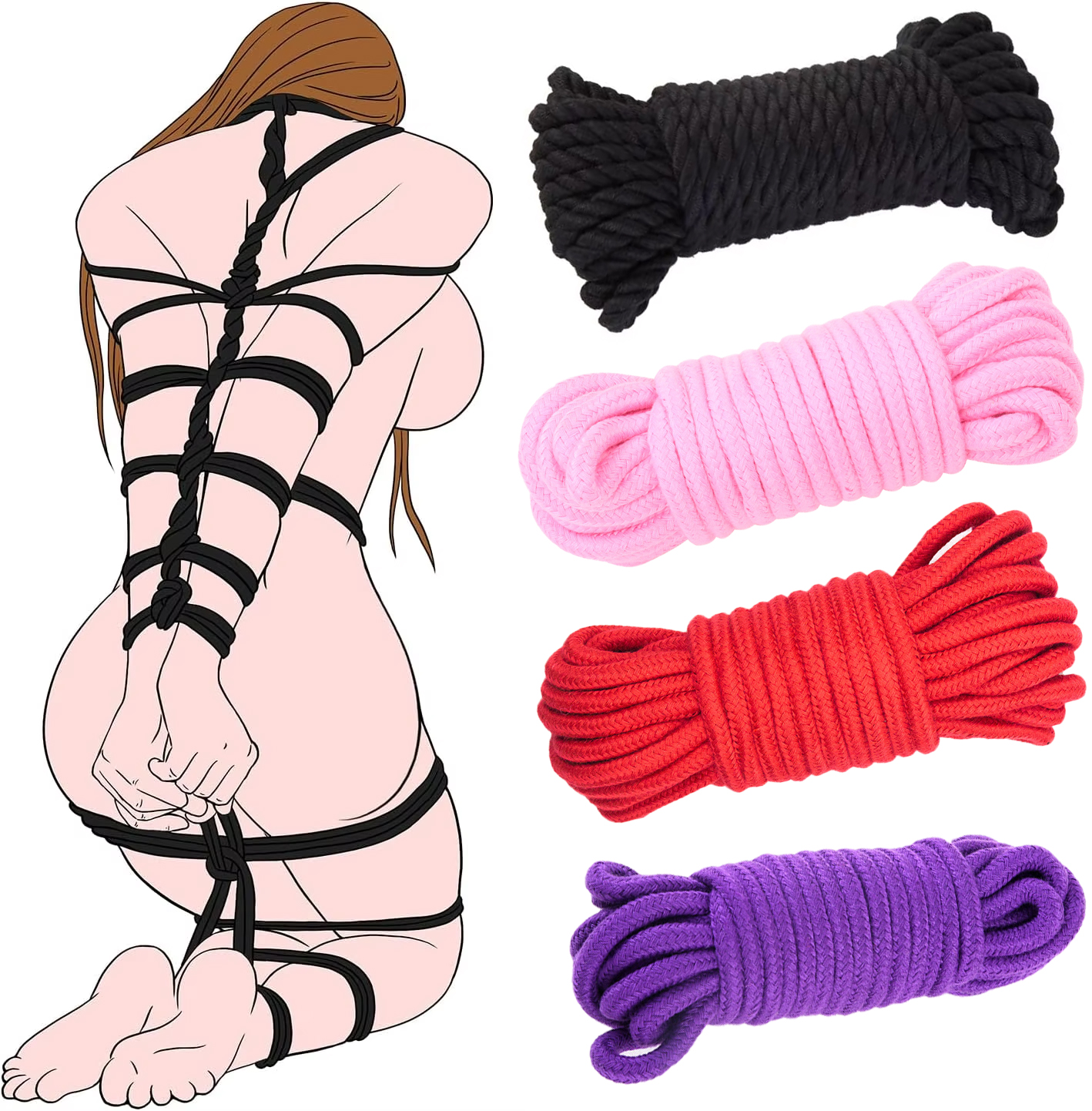 Safiman BDSM Sex Bondage Rope