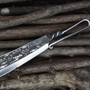 Kapak Pisau Baja Karbon Tinggi Buatan Tangan Kustom Gaya Baru Kapak Tomahawk 100% Pegangan Kayu Kualitas Tinggi Terbaik