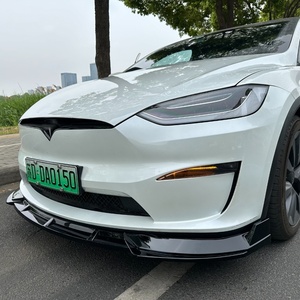 Welta Nouveau Kit de Lame de Pare-chocs Avant Large en ABS+PP de Haute Qualité à Fixation par Boulons pour Tesla Model X 2021-2023 - Product Image 4