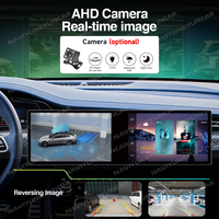 Autoradio multimédia universel sans fil double écran 23,8 pouces avec Carplay et Android 13, lecteur vidéo, navigation, stéréo GPS et caméra RGB