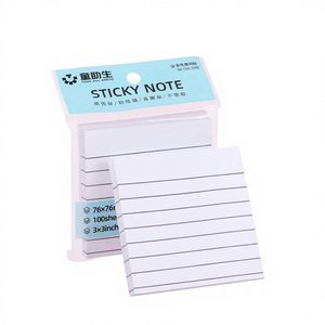 Wholesale Custom Logo Memo <b>Pad</b> Colored Cute Sticky Notes Tear Off Notepads With Underline - Product Image 1