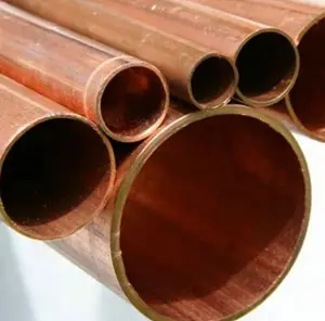 1.25mm Thickness Copper Pipe Copper Tube 35*1.25mm 6m Length Straight Copper Pipe Coil
