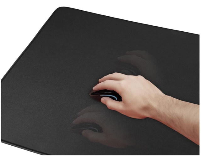Solid Color Extra Thick Oversized Black Mouse Pad Large Desk Mat for Student & Office Computer Keyboard Wholesale for Office Use