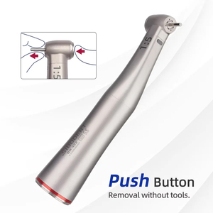 Pieza de mano dental 1:5 <span class=keywords><strong>Contra</strong></span>ángulo Aumento Pieza de mano de alta velocidad Taladro de dientes de baja velocidad - Product Image 3