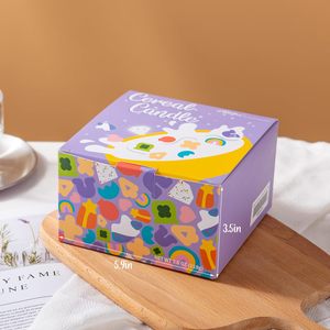 Vela de Cereal de Avena en Forma de Círculo con Cera de Soja, Vela Aromática Artesanal con Aroma a Frutas en Tazón de Vidrio - Product Image 6