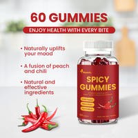 Gummies épicées aux herbes Meelefu, extrait de Maca et d'Epimedium, favorise l'équilibre hormonal, complément alimentaire végétalien sans OGM