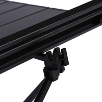 Table pliante compacte en acier au carbone pour l'extérieur - Table multifonctionnelle pour le camping, les pique-niques et les marchés nocturnes - Vente directe usine