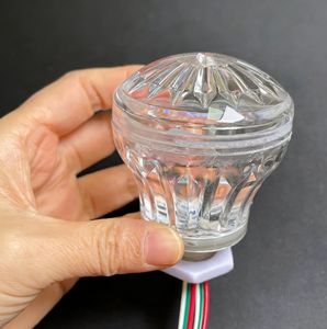 Luz Píxel <span class=keywords><strong>LED</strong></span> RGB Turbo de 18MM DC12V 60mm con Forma de Hongo de Alta Luminosidad para Decoración de Atracciones de Parque de Diversiones - Product Image 1