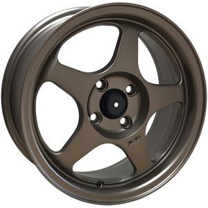 Jantes en alliage d'aluminium coulé par procédé Flow Formed bronze de <span class=keywords><strong>14</strong></span>, 15 et 16 <span class=keywords><strong>pouces</strong></span>, 4x100, <span class=keywords><strong>4x108</strong></span>, 4x114.3 pour voitures particulières - Product Image 1