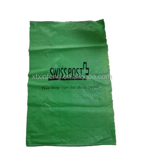 Suizo ampliamente utilizado permeable tejido PP <span class=keywords><strong>Correo</strong></span> Postal embalaje bolsas con cuerda superior - Product Image 3