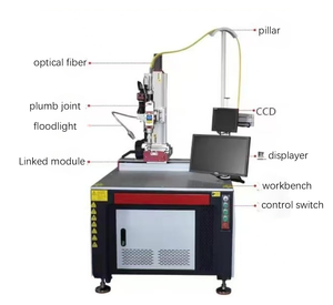 Machine de soudage laser à fibre entièrement automatique à vente chaude 2026, haute précision pour moteur, acier inoxydable, aluminium, métal - Product Image 2