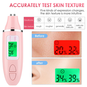Portátil recarregável LCD Digital pele umidade medidor para uso doméstico pele Facial Analyzer - Product Image 3