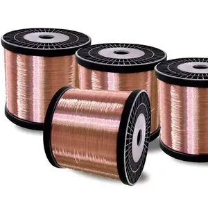 Copper Wire Factory Price 29 Swg Cca Enamelled Copper Wire Winding Pure Super Copper Alloy Rectangular Wire