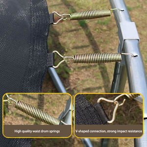Trampoline extérieur de 3,06 m de diamètre, équipement de fitness pour adultes et enfants, trampoline <span class=keywords><strong>élastique</strong></span> extérieur, grand trampoline pour parc - Product Image 3