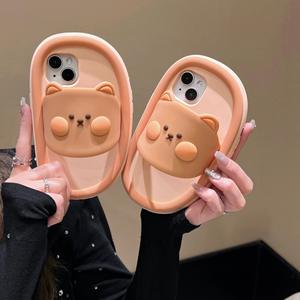 <span class=keywords><strong>Precio</strong></span> de fábrica cubierta trasera de dibujos animados pato zapatillas silicona cerdo lindo teléfono caso para <span class=keywords><strong>Apple</strong></span> iPhone 15 14 13 12 pro Max 11 - Product Image 3