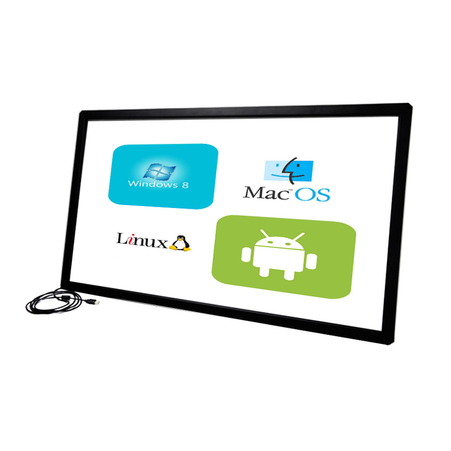 High Quality OEM ODM EXW Factory Direct Sale 65 Inch Infrared IR Touch Frame 2/4/6/8/10/20 Touch Points Touch Screen