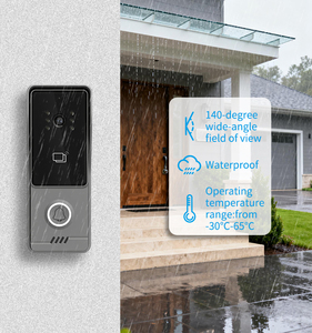 جرس باب مرئي سلكي ثنائي القطب بدقة 1080 بكسل مع شاشة 10 بوصات، يعمل بتقنية واي فاي ونظام تويا الذكي - Product Image 4