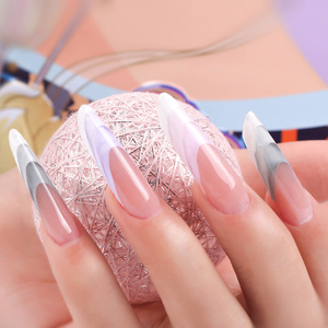 2023 nouvelle marque privée acrylique ongles Gel couleurs personnalisées tremper UV ongles <span class=keywords><strong>Extension</strong></span> Gels 60Ml Nude Rose Poly Gel Polygeling - Product Image 6