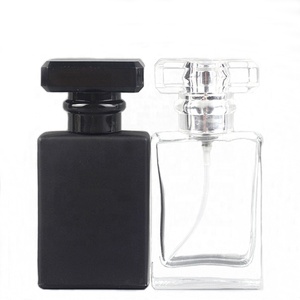 Chai Nước Hoa Màu Đen/Trong Suốt 30Ml <span class=keywords><strong>50Ml</strong></span> Hình Vuông Chai Nước Hoa Xe Hơi <span class=keywords><strong>50Ml</strong></span> - Product Image 1