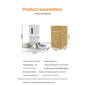 Distributeur automatique intelligent <span class=keywords><strong>de</strong></span> haute technologie <span class=keywords><strong>pour</strong></span> chiens, double gamelle, système portable d'alimentation et d'hydratation automatique en acier inoxydable <span class=keywords><strong>pour</strong></span> animaux <span class=keywords><strong>de</strong></span> compagnie - Product Image 2