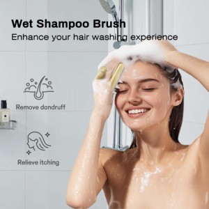 Champú con logotipo privado, cepillo <span class=keywords><strong>para</strong></span> el pelo, masajeador de cuero cabelludo, champú de silicona, masaje <span class=keywords><strong>para</strong></span> el <span class=keywords><strong>cabello</strong></span>, peine <span class=keywords><strong>para</strong></span> el cuero cabelludo, cepillo portátil <span class=keywords><strong>para</strong></span> peluquería - Product Image 6