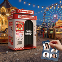 Cabina de Fotos Instantáneas Interactiva DOLA, Impresión Automatizada de Autoservicio, Compatibilidad con Múltiples Dispositivos, Alto Tráfico de Visitantes