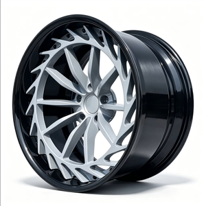 JWYC Juego de 2 Ruedas de Aleación de Aluminio 6061 Forjadas a Medida para Autos, de 18-24 Pulgadas, 5x112/5x130/5x114.3, para BMW, Audi, <span class=keywords><strong>Fiat</strong></span>, Ruedas de Carreras - Product Image 2